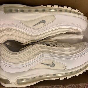 Nike Air Max 97 in White and Silver Accent